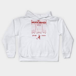 The-Milroe-Miracle-4th-And-31-Alabama Kids Hoodie